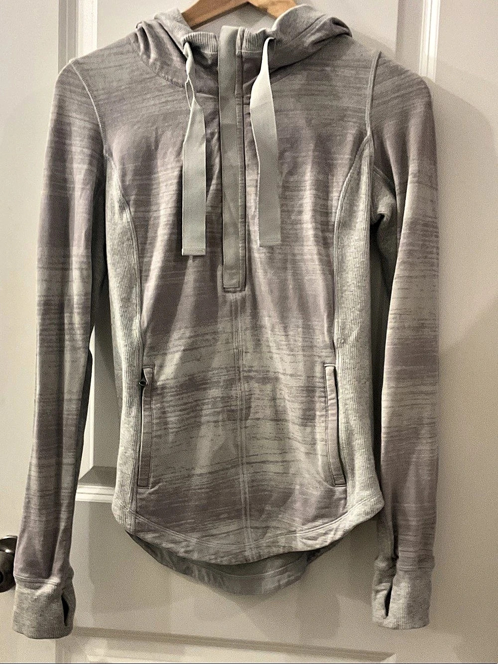 Lululemon Hooded Define Jacket *Nulu Gray Abstract Hoodie